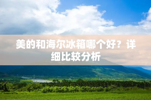 美的和海尔冰箱哪个好?详细比较分析 美的和海尔冰箱哪个好?详细比较分析