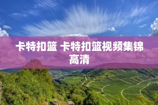 卡特扣篮 卡特扣篮视频集锦高清