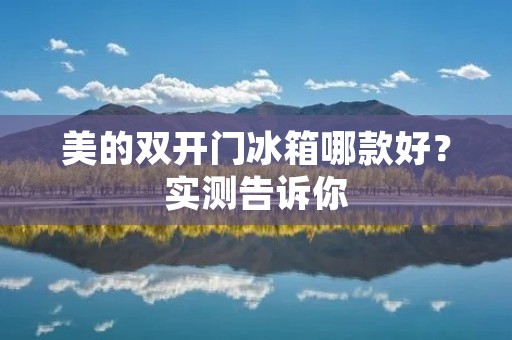 美的**门冰箱哪款好?实测告诉你 美的**门冰箱哪款好?实测告诉你