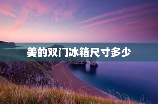 美的双门冰箱尺寸多少
