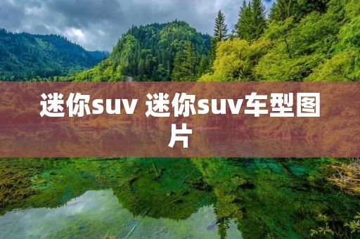 迷你suv 迷你suv车型图片