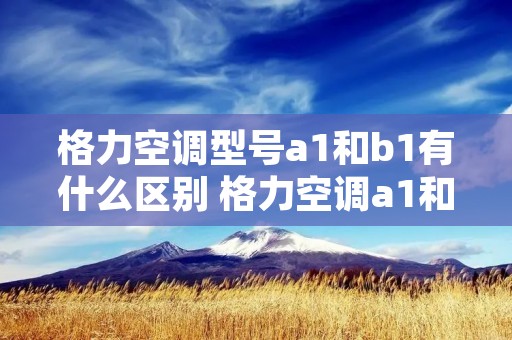 格力空调型号a1和b1有什么区别 格力空调a1和c1哪个好