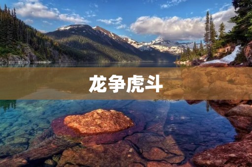 龙争虎斗:竞争中的良性发展