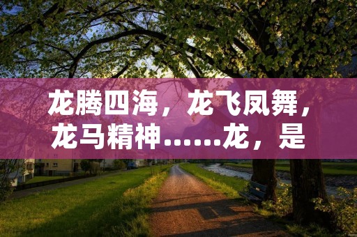 龙腾四海,龙飞凤舞,龙马精神……龙,是中华文化中的重要图腾,也是成语中常见的寓意象征。其中,以“龙”字开头的成语更是层出不穷,常被人们引用。本文将从“龙”字成语的起源、文化内涵、使用场景等方面进行详细探讨。