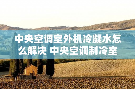中央空调室外机冷凝水怎么解决 中央空调制冷室外机出水吗 中央空调室外机冷凝水怎么解决 中央空调制冷室外机出水吗
