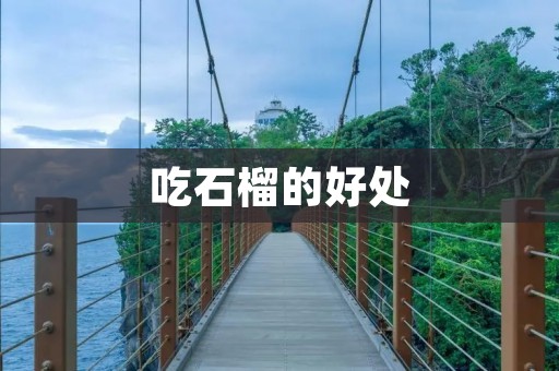 吃石榴的好处
