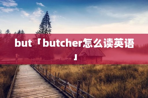 but「butcher怎么读英语」