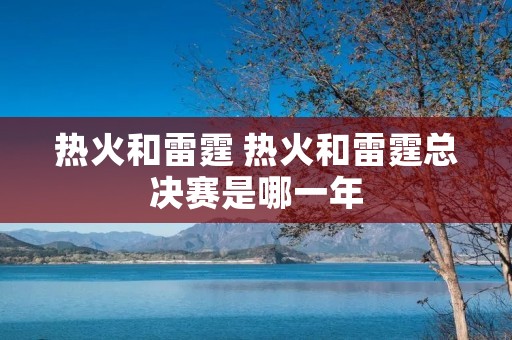 热火和雷霆 热火和雷霆总决赛是哪一年 热火和雷霆 热火和雷霆总决赛是哪一年