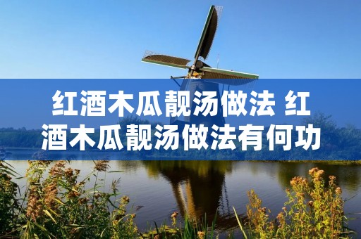 红酒木瓜靓汤做法 红酒木瓜靓汤做法有何功效