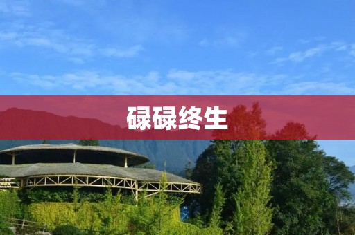 碌碌终生:不甘平凡的人生 碌碌终生:不甘平凡的人生
