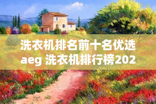 洗衣机排名前十名优选aeg 洗衣机排行榜2020 洗衣机排名前十名优选aeg 洗衣机排行榜2020