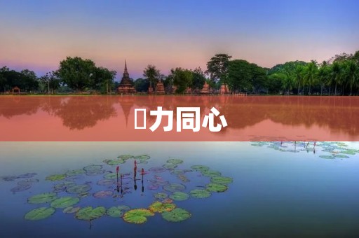 勠力同心：共同迎接挑战，共创美好未来