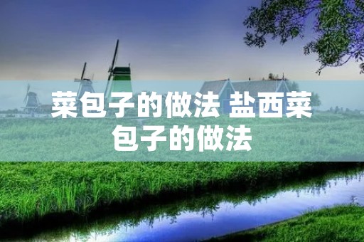 菜包子的做法 盐西菜包子的做法