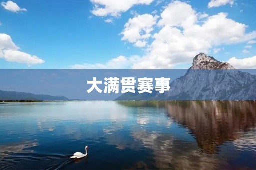 大满贯赛事:世界最高水平的网球赛事 大满贯赛事:世界最高水平的网球赛事