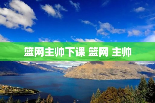 篮网主帅下课 篮网 主帅