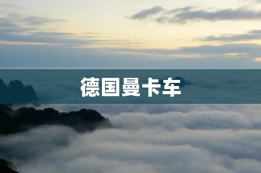 德国曼卡车:品质与创新的典范 德国曼卡车:品质与创新的典范