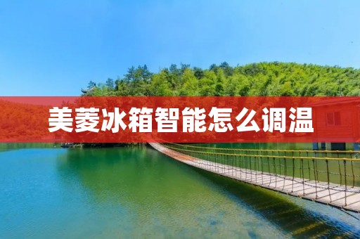 美菱冰箱智能怎么调温