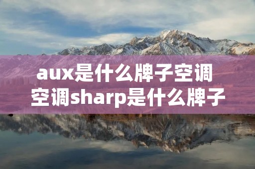 aux是什么牌子空调 空调sharp是什么牌子