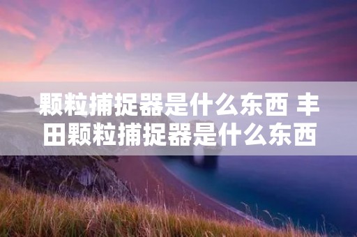 颗粒捕捉器是什么东西 丰田颗粒捕捉器是什么东西