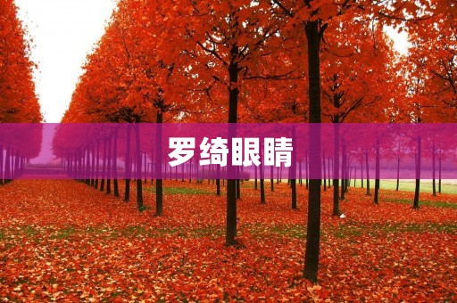 罗绮眼睛：一种神秘的眼睛
