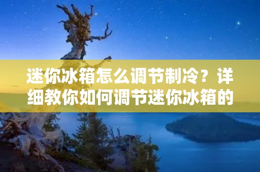 迷你冰箱怎么调节制冷？详细教你如何调节迷你冰箱的制冷温度。