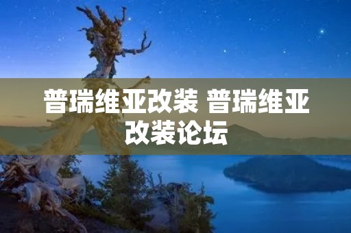 普瑞维亚改装 普瑞维亚改装论坛