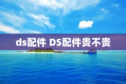 ds配件 DS配件贵不贵 ds配件 DS配件贵不贵