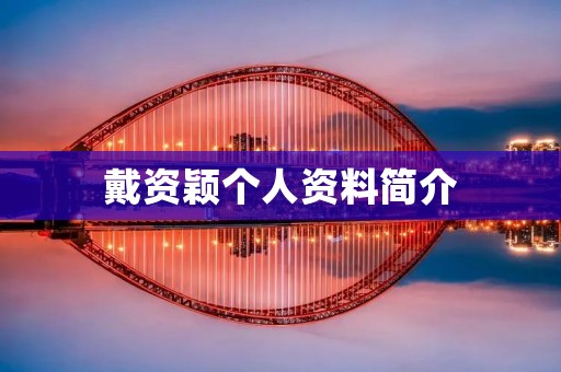 戴资颖个人资料简介