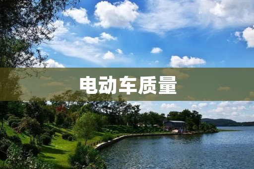 电动车质量：如何选择一辆安全可靠的电动车？
