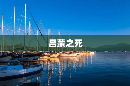 吕蒙之死:割据时代的悲剧