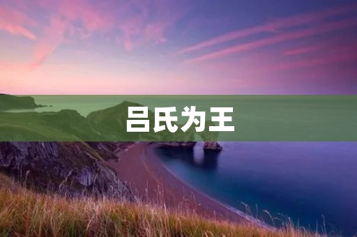 吕氏为王:一个家族的兴衰史