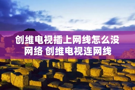 创维电视插上网线怎么没网络 创维电视连网线