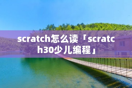 scratch怎么读「scratch30少儿编程」