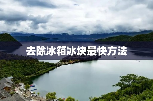 去除冰箱冰块最快方法