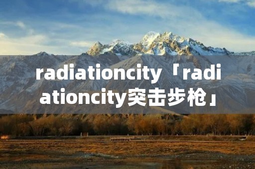 radiationcity「radiationcity突击步枪」 radiationcity「radiationcity突击步枪」