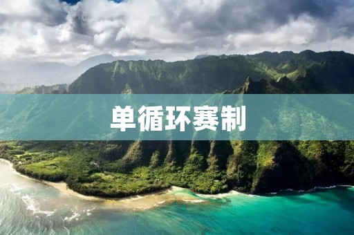 单循环赛制：不同于双循环赛制的赛事规则