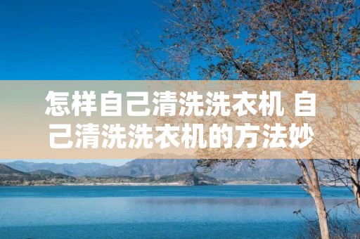 怎样自己清洗洗衣机 自己清洗洗衣机的方法妙招 怎样自己清洗洗衣机 自己清洗洗衣机的方法妙招