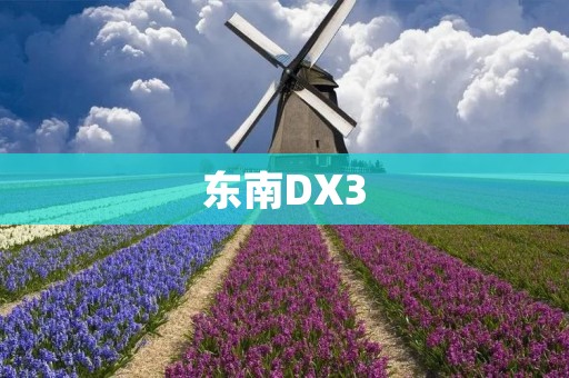 东南DX3:一款性价比超高的家用SUV 东南DX3:一款性价比超高的家用SUV