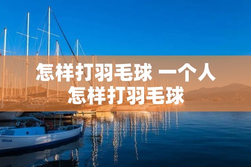 怎样打羽毛球 一个人怎样打羽毛球