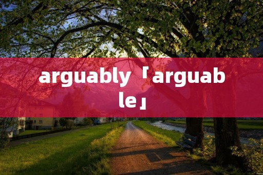 arguably「arguable」