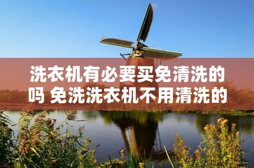 洗衣机有必要买免清洗的吗 免洗洗衣机不用清洗的吗