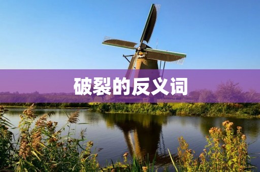 破裂的反义词:完整