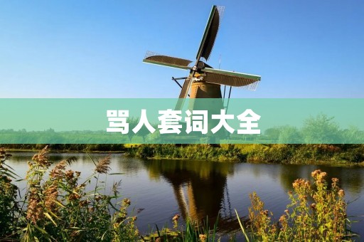 骂人套词大全:如何用恶语来表达愤怒?