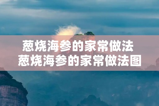 葱烧海参的家常做法 葱烧海参的家常做法图解 葱烧海参的家常做法 葱烧海参的家常做法图解