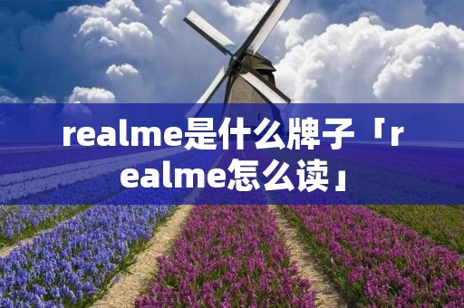 realme是什么牌子「realme怎么读」 realme是什么牌子「realme怎么读」