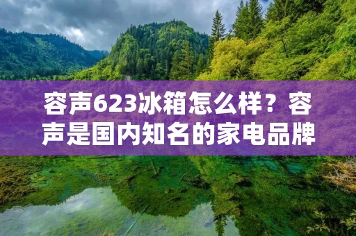 容声623冰箱怎么样？容声是国内知名的家电品牌，其623型号冰箱备受消费者关注。那么，容声623冰箱到底怎么样呢？下面将从外观、内部空间、制冷效果、智能化程度等多个方面进行详细评价。