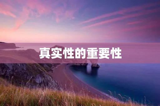 真实性的重要性:如何保证信息可靠性