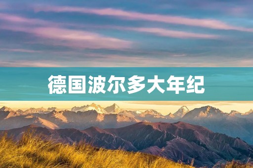 德国波尔多大年纪：探寻老葡萄酒的神秘魅力