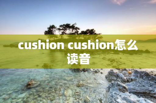 cushion cushion怎么读音