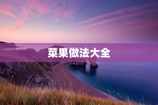 菜果做法大全：让你轻松掌握各种美食制作技巧